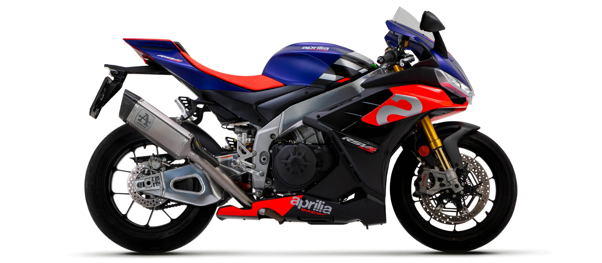 Arrow Slip-On Kit Pista Titanium Aprilia RSV4 1100 Factory (21-26) 71003PT - Image 2