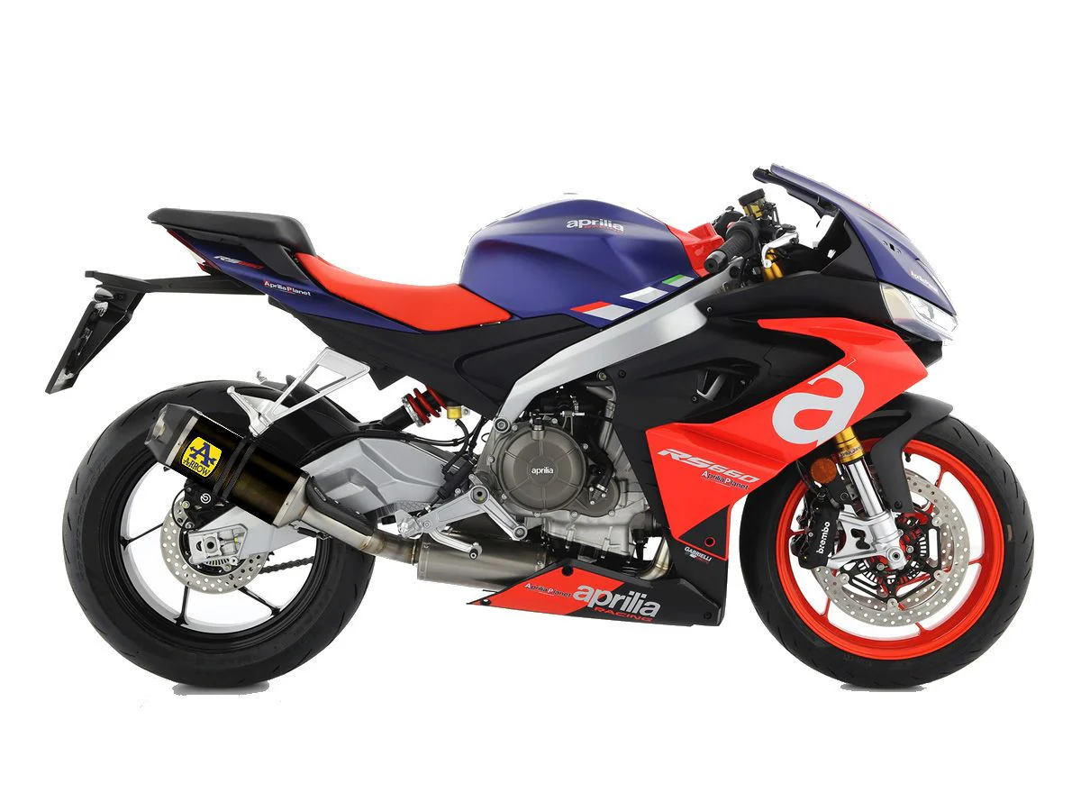 Arrow Slip-On Indy Race Aluminium Dark Aprilia RS 660 (20-24) 71929AKN - Image 2