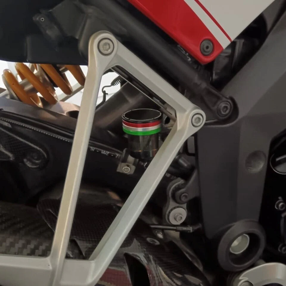 Ausgleichsbehälter-Deckel Hinten Tricolore K-Bike Ducati Panigale 1199/S/R (12-17) TS035 - Image 3