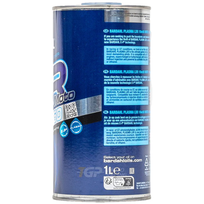 Bardahl 10W50 Plasma LXR - 1 Liter Premium Öl - Image 2