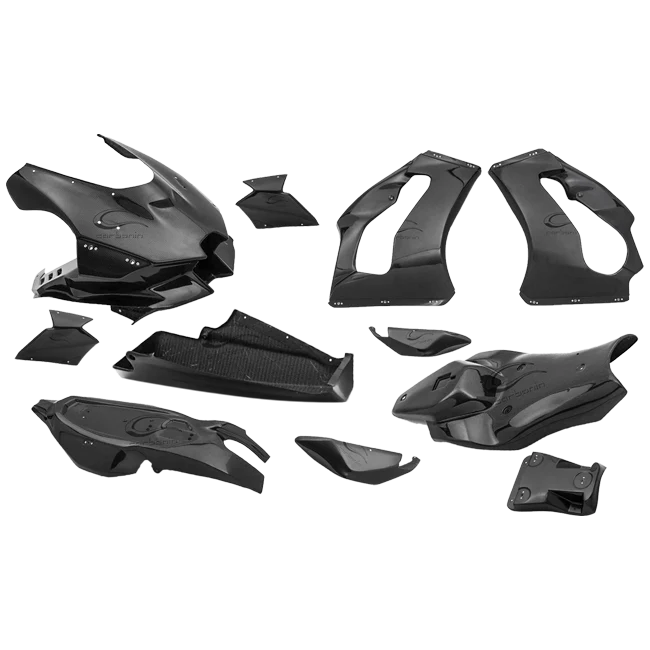 Komplettes Verkleidungsset Carbon Kawasaki ZX-10 R/RR (21-25) Carbonin
