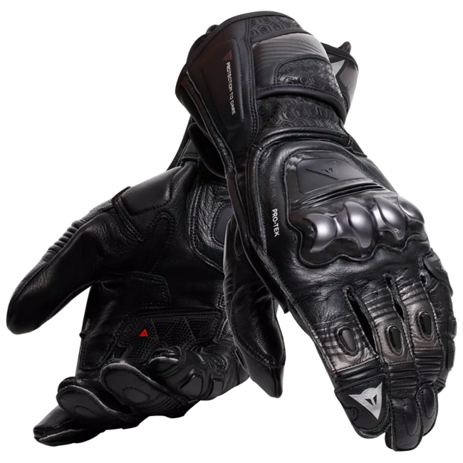 Dainese Fiero Racing Motorrad Lederhandschuhe | Herren | Schwarz | 201810002560400 - Image 2