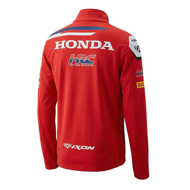 Honda HRC Racing Team Zip Sweat-Jacke Rot Replica 2026 Herren IXON - Image 2