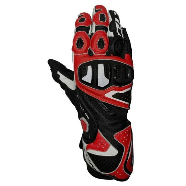 IXON Vortex GL Racing Lederhandschuhe | Herren | Rot/Schwarz