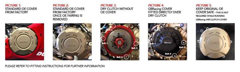 Kupplung Protektor Schutzabdeckung GBRacing Ducati Panigale V4 R (19-21) - Image 8
