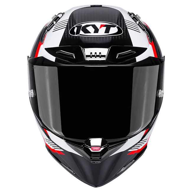 KYT R1R Racing Helm Carbon Zone Rot Y6R10007 - Image 2