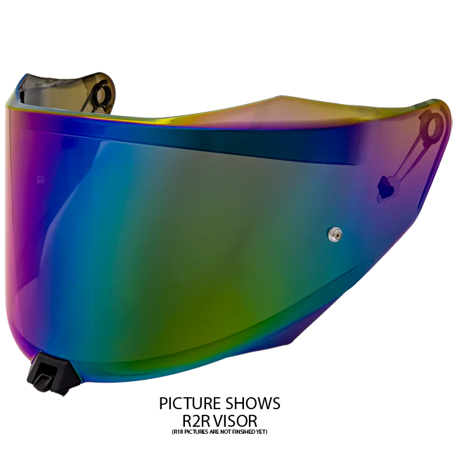 KYT Visier R1R Iridium Rainbow YAR10VI0