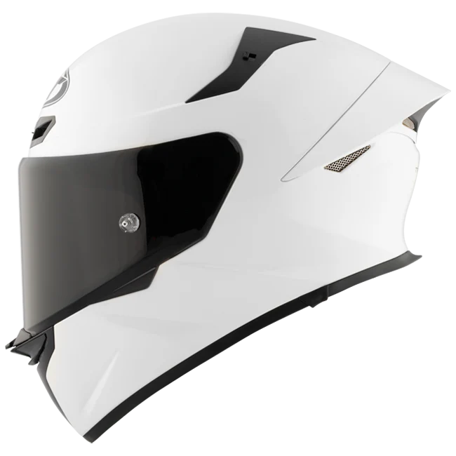 KYT TT-Revo Helm weiß glanz Y6TR00W3
