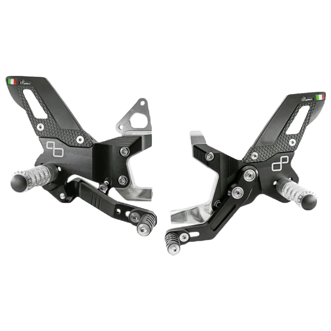 Fußrastenanlage Track-Use LighTech Umkehrschaltung Ducati Panigale 899 (13-16) FTRDU014