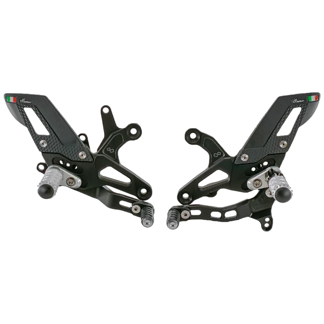 Fußrastenanlage LighTech Umkehrschaltung Kawasaki ZX-6R/636/RR (05-26) FTRKA009/W