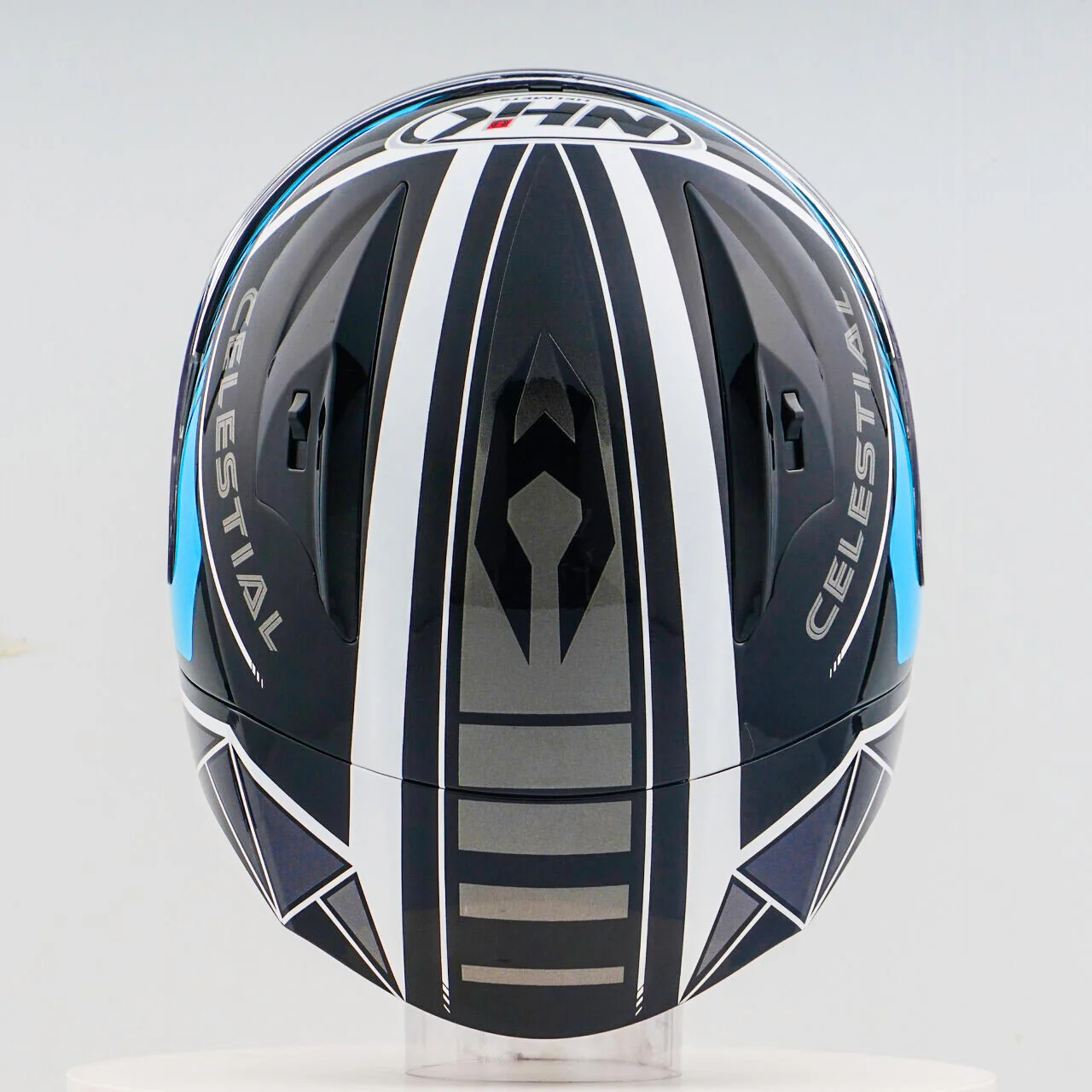 NHK GP-R Tech Race Helm Magi Black/Blue (Glitter Blue) - Image 11