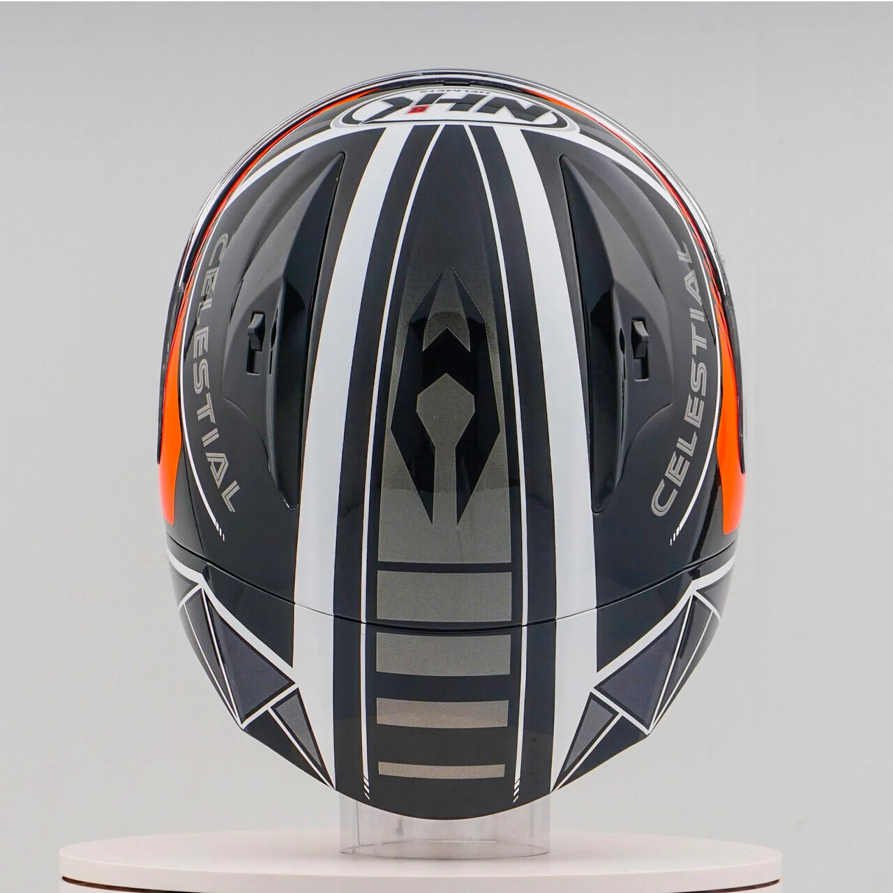 NHK GP-R Tech Race Helm Magi Black/Orange - Image 11