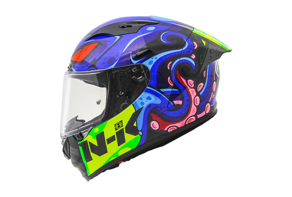 NHK GP-R Tech Race Helm Octopus Black/Blue