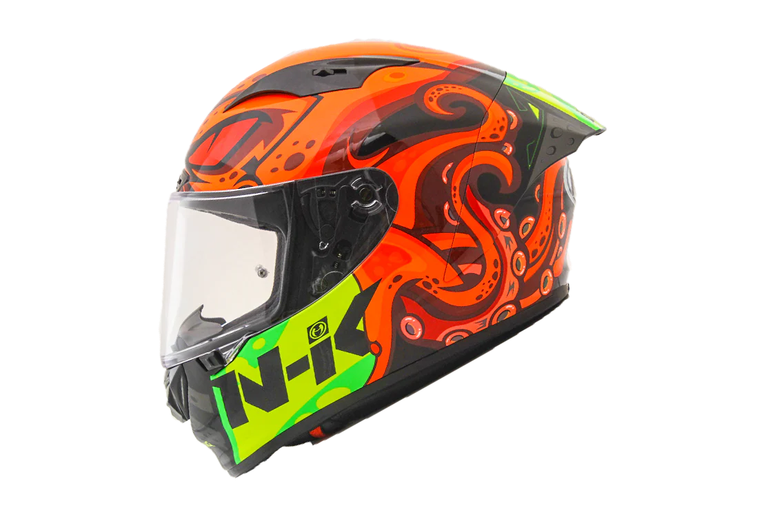 NHK GP-R Tech Race Helm Octopus Black/Orange