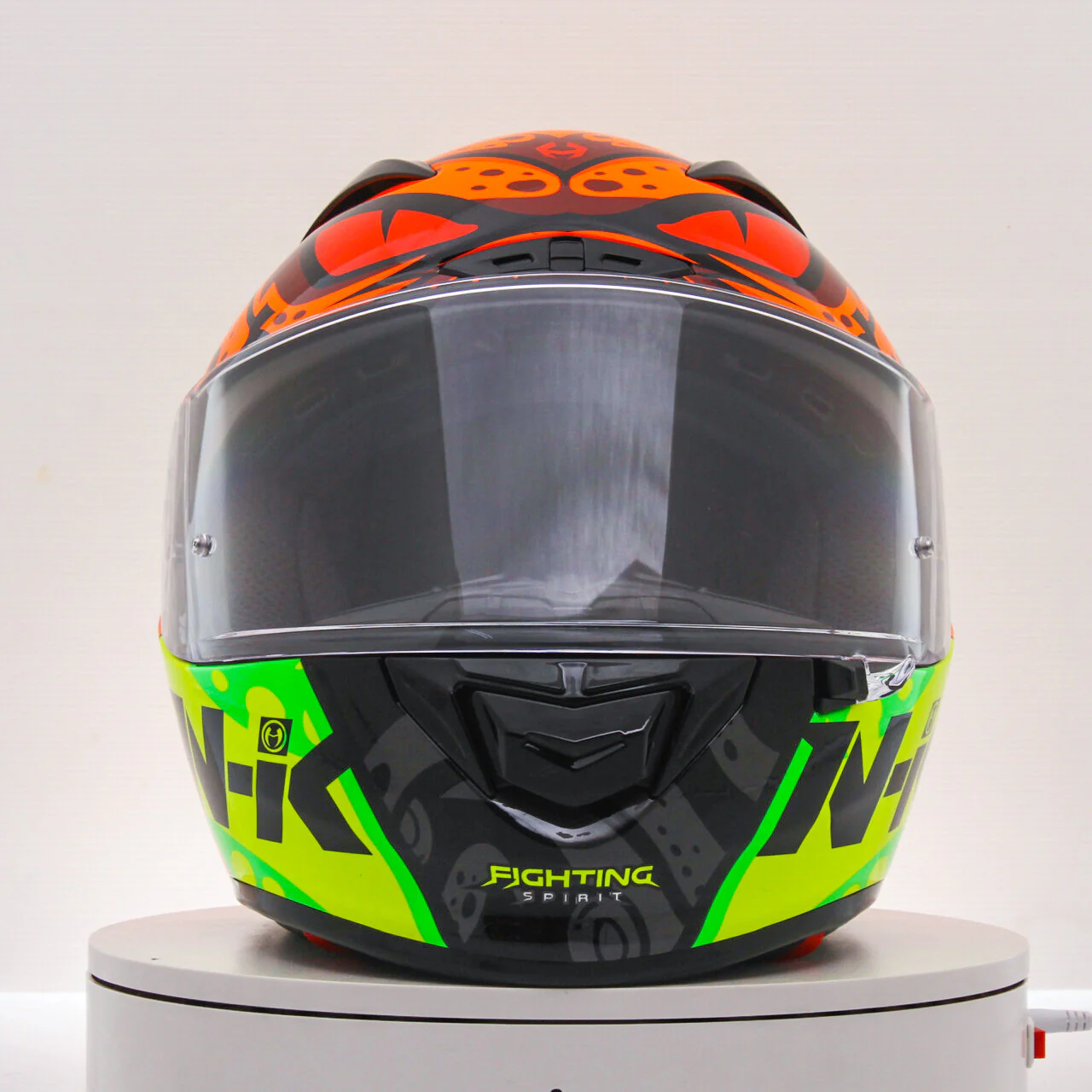 NHK GP-R Tech Race Helm Octopus Black/Orange - Image 8