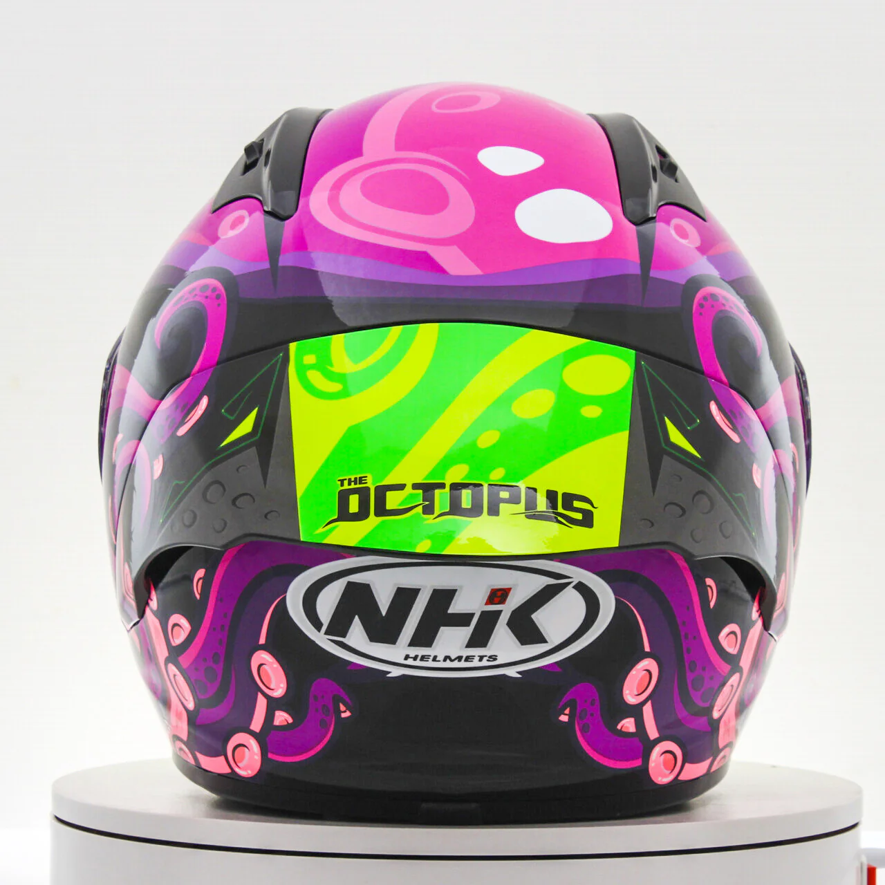 NHK GP-R Tech Race Helm Octopus Black/Purple - Image 5