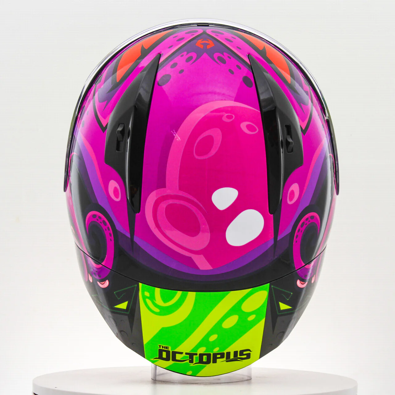 NHK GP-R Tech Race Helm Octopus Black/Purple - Image 6