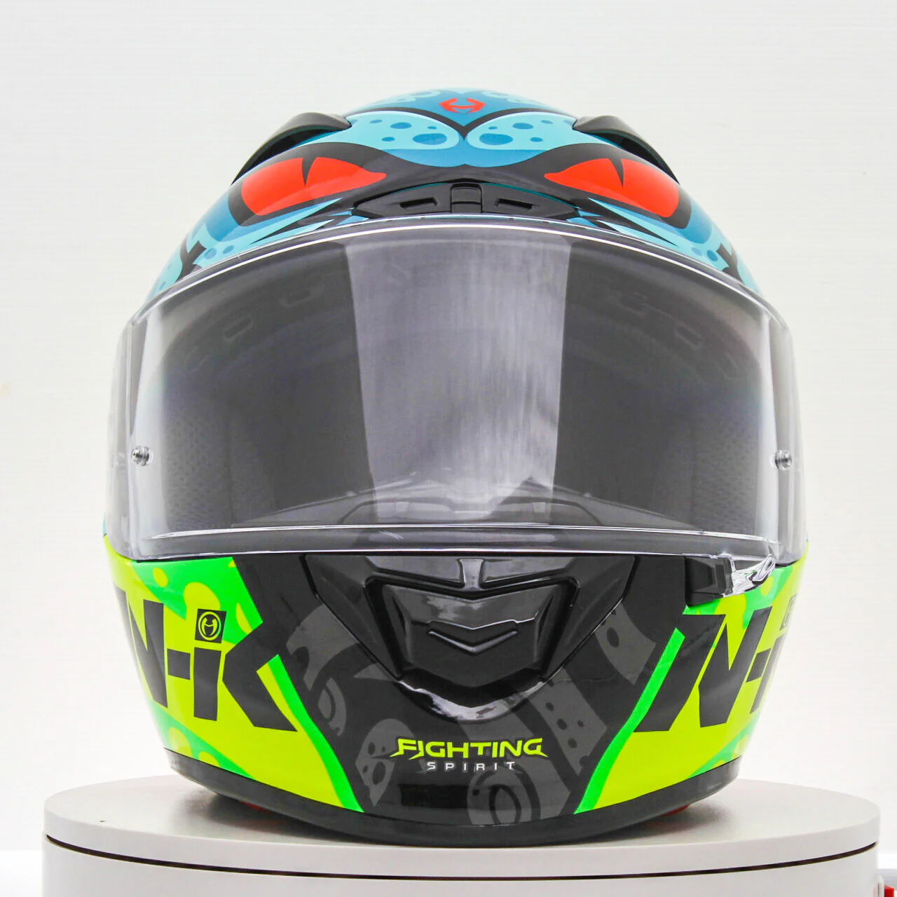 NHK GP-R Tech Race Helm Octopus Black/Tosca - Image 2
