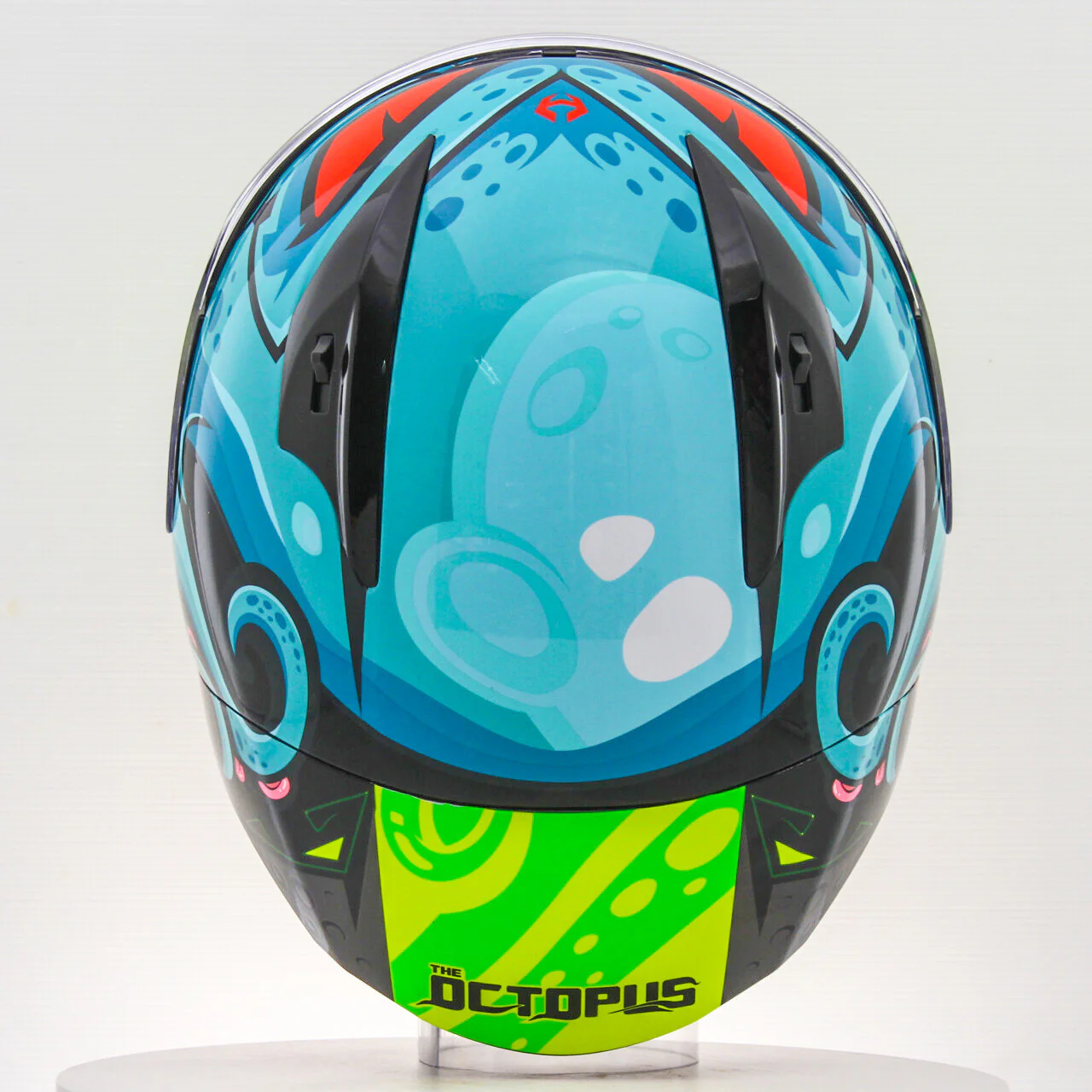NHK GP-R Tech Race Helm Octopus Black/Tosca - Image 6