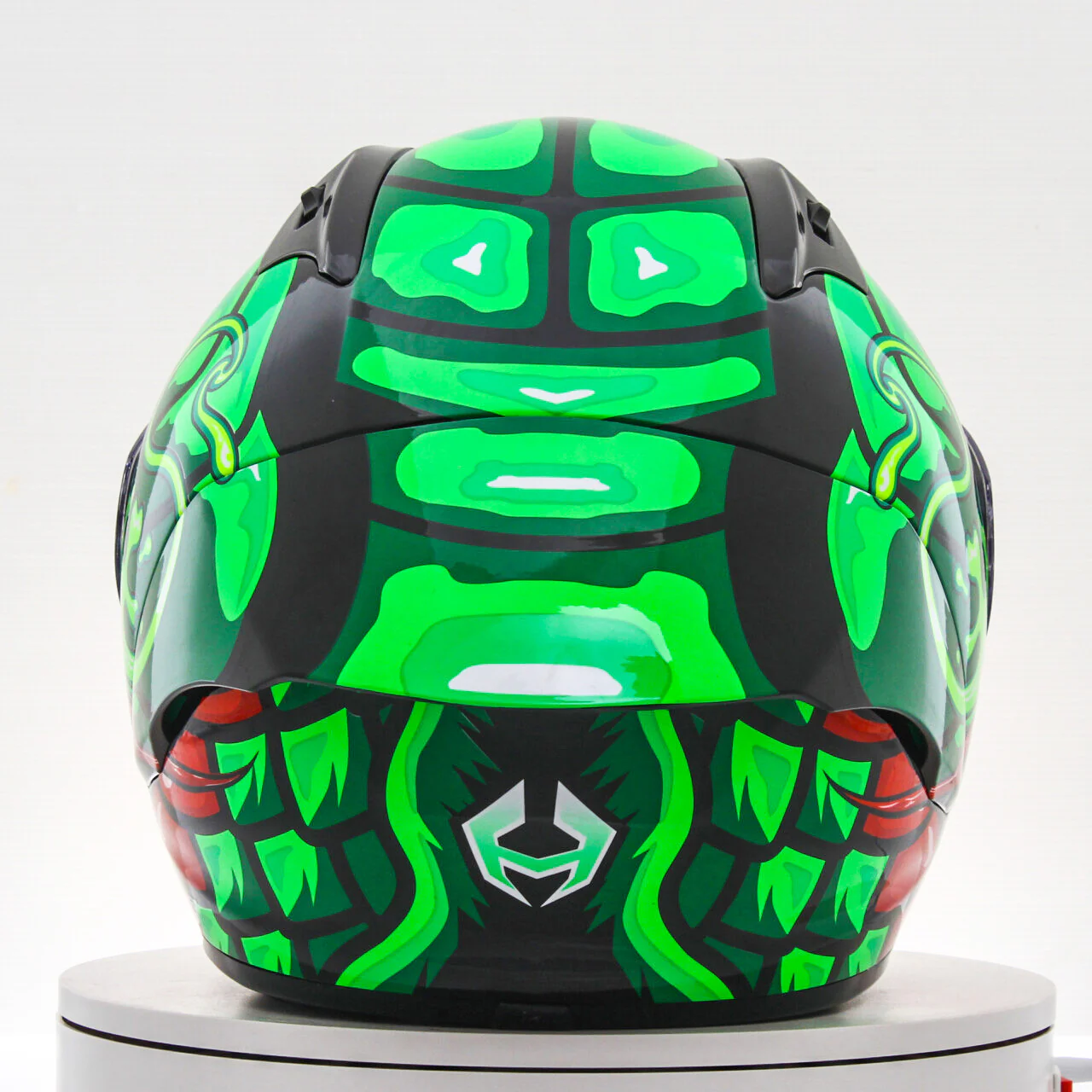 NHK GP-R Tech Race Helm Reptile Black/Green - Image 6