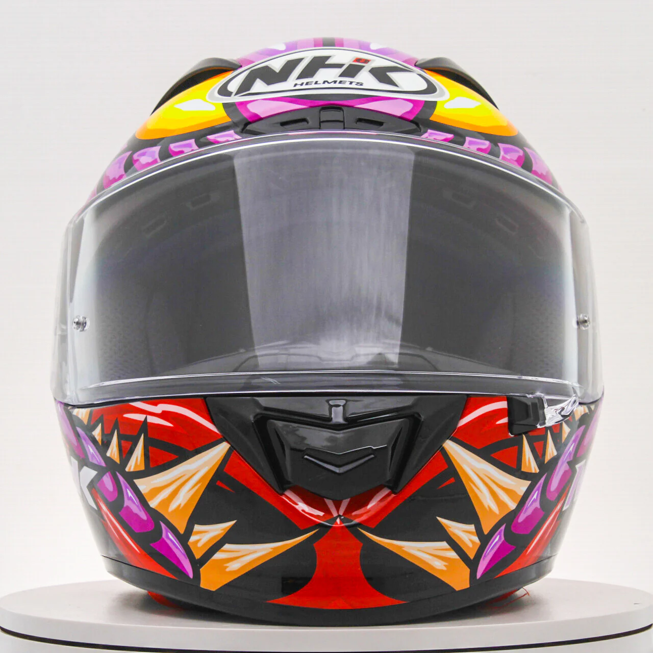 NHK GP-R Tech Race Helm Reptile Black/Pink - Image 2