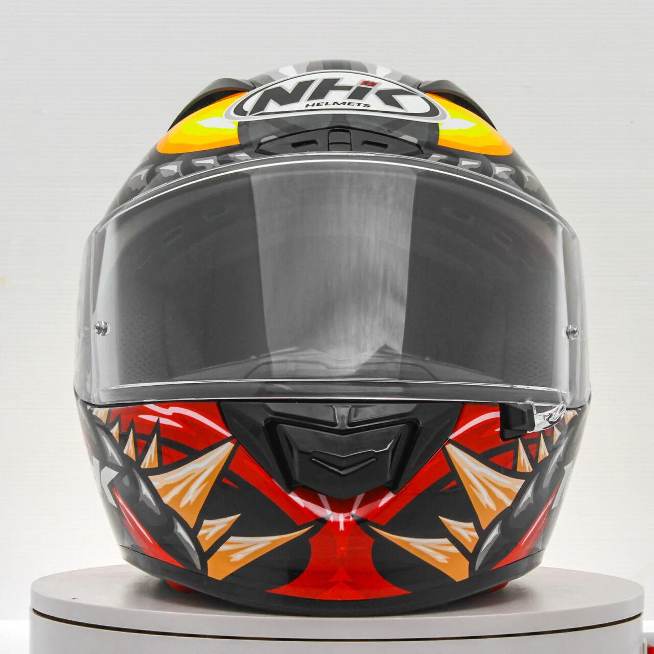 NHK GP-R Tech Race Helm Reptile Black/Silver - Image 2