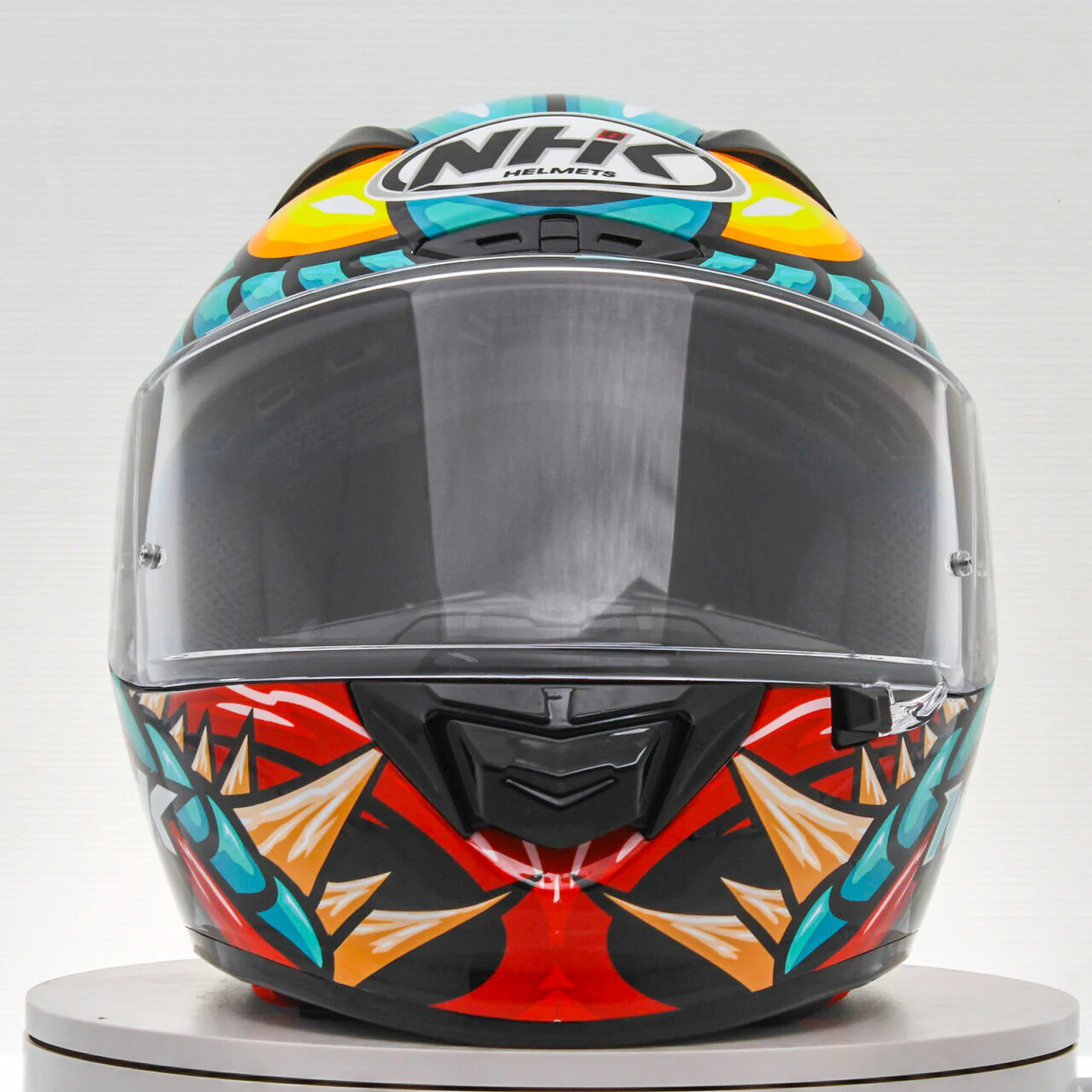 NHK GP-R Tech Race Helm Reptile Black/Tosca - Image 2