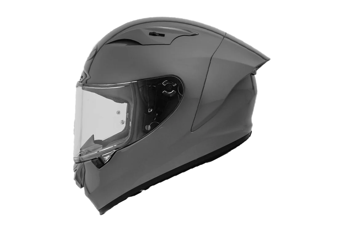 NHK GP-R Tech Race Helm Solid Dim Grey Glossy