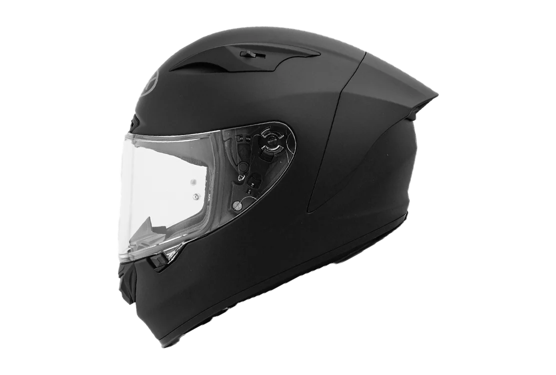 NHK GP-R Tech Race Helm Solid Doff Black Matt