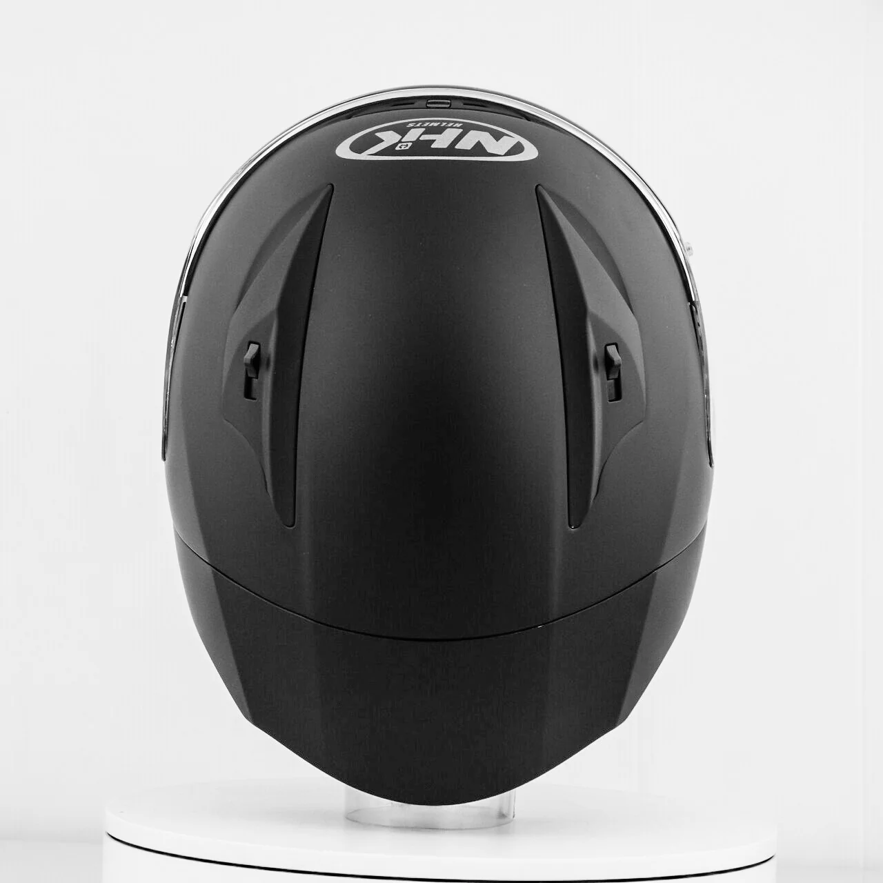 NHK GP-R Tech Race Helm Solid Doff Black Matt - Image 11