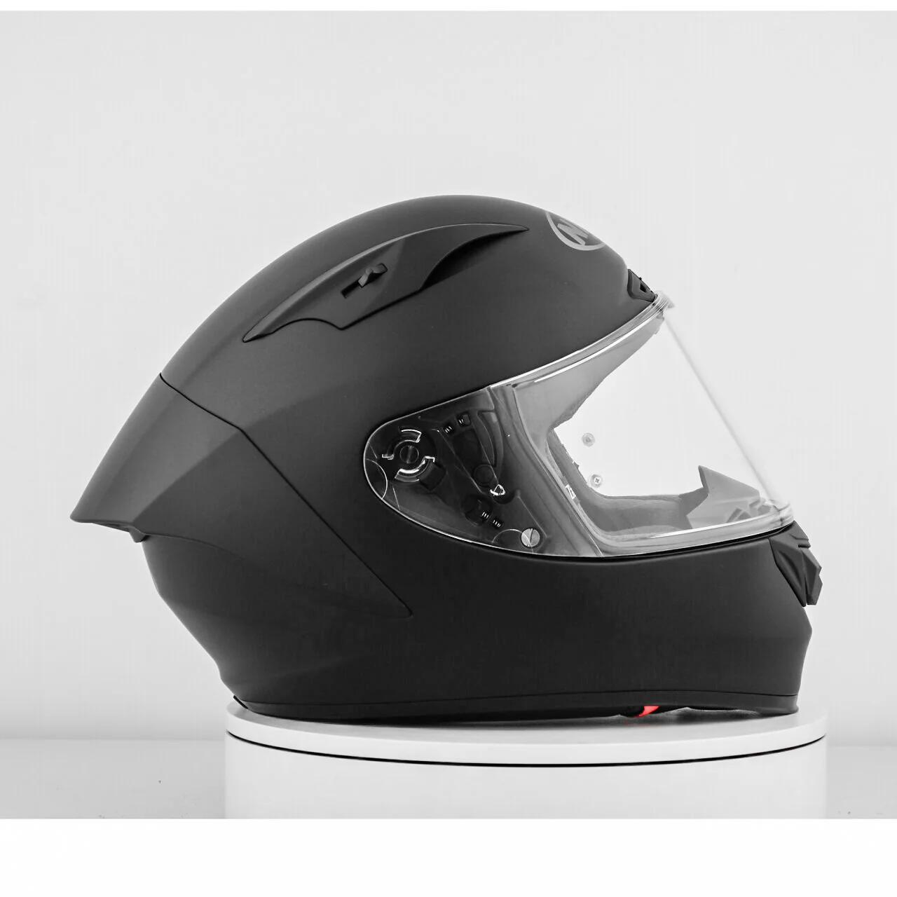 NHK GP-R Tech Race Helm Solid Doff Black Matt - Image 7