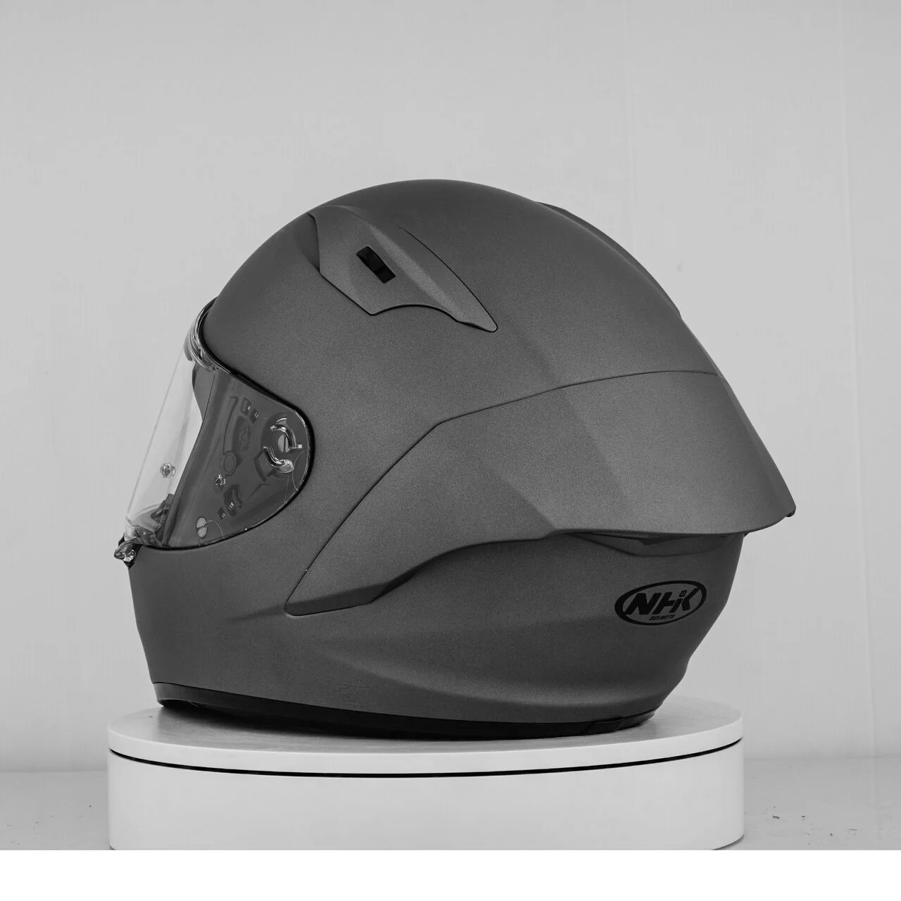 NHK GP-R Tech Race Helm Solid Doff Grey Matt - Image 10