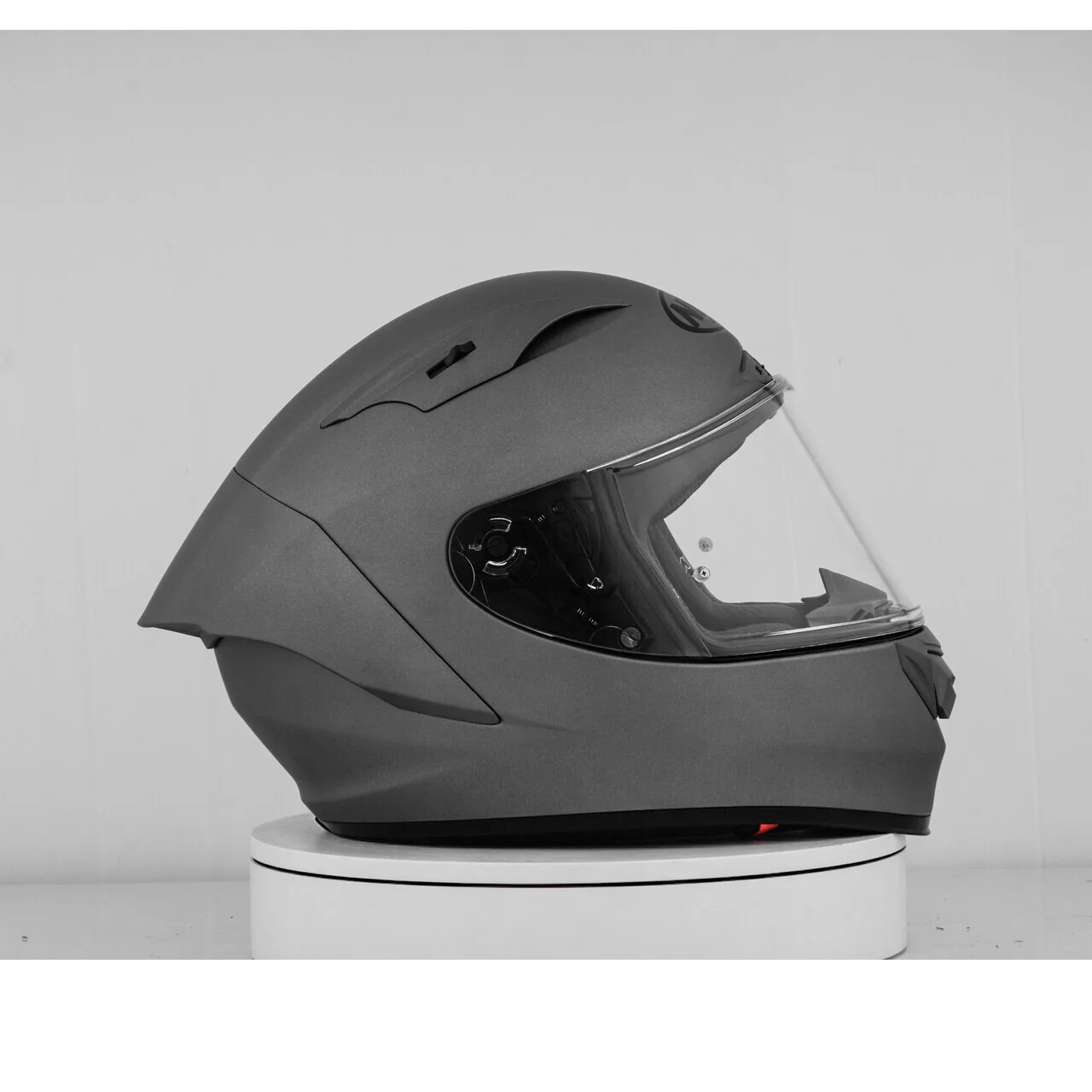 NHK GP-R Tech Race Helm Solid Doff Grey Matt - Image 7
