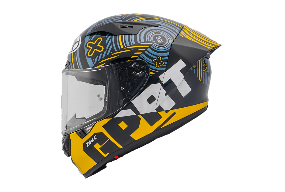 NHK GP-R Tech Race Helm Target Black/Gold