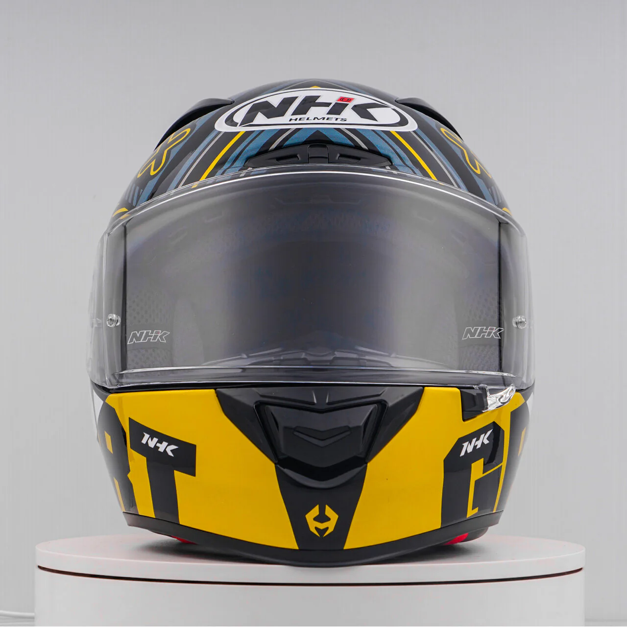 NHK GP-R Tech Race Helm Target Black/Gold - Image 2