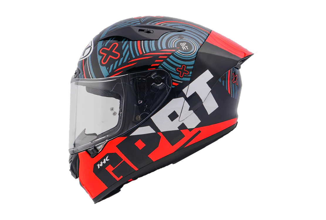 NHK GP-R Tech Race Helm Target Black/Red
