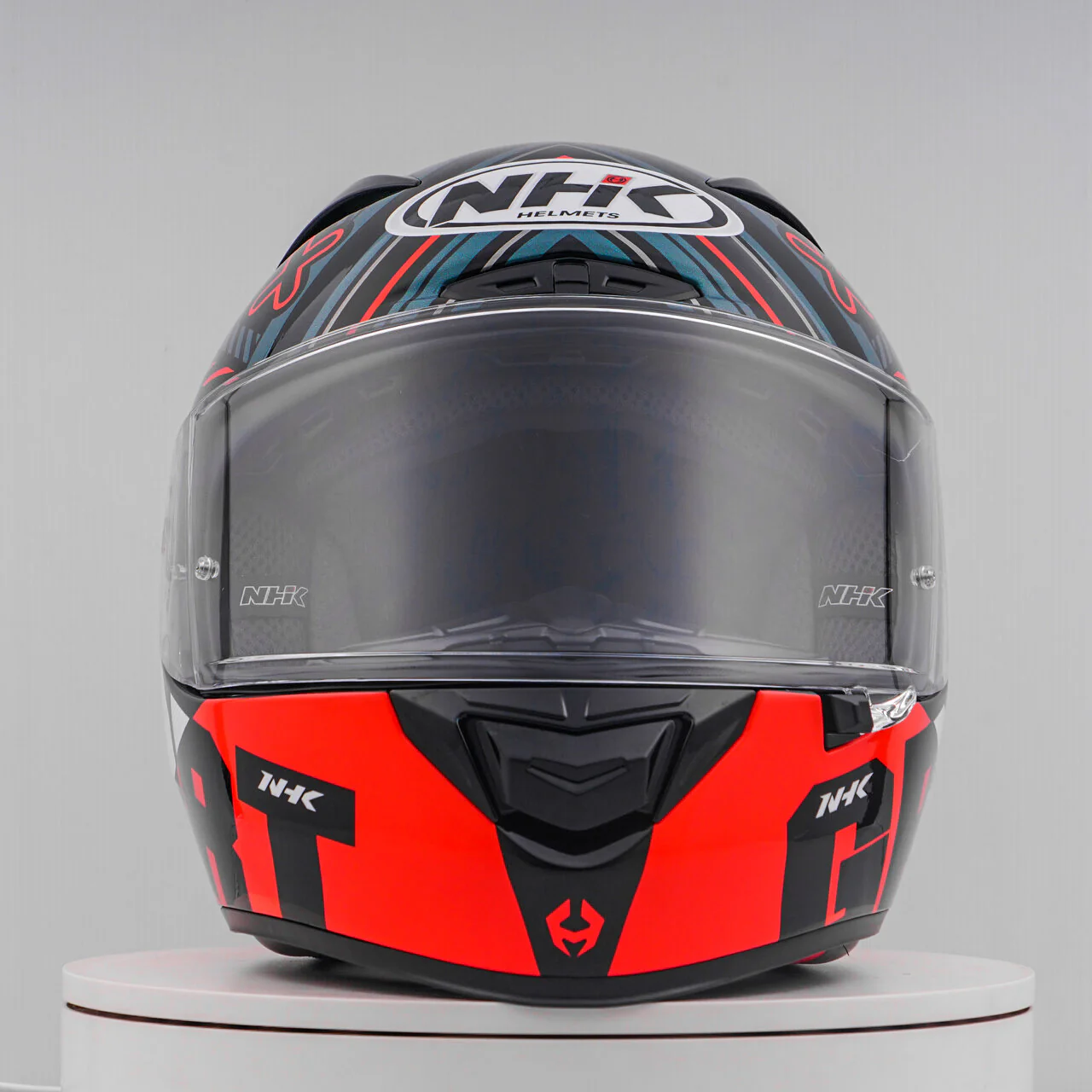 NHK GP-R Tech Race Helm Target Black/Red - Image 2