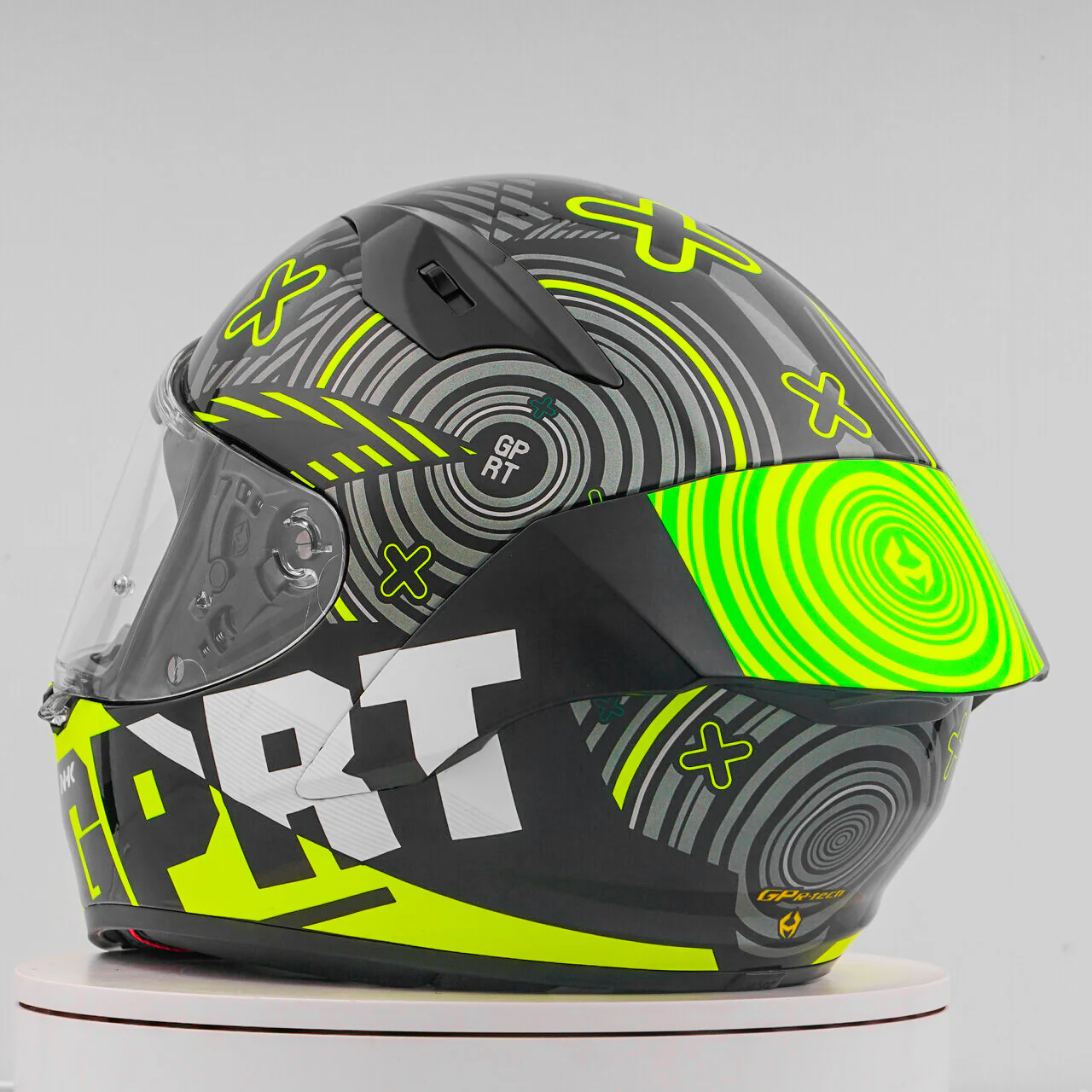 NHK GP-R Tech Race Helm Target Black/Yellow - Image 10