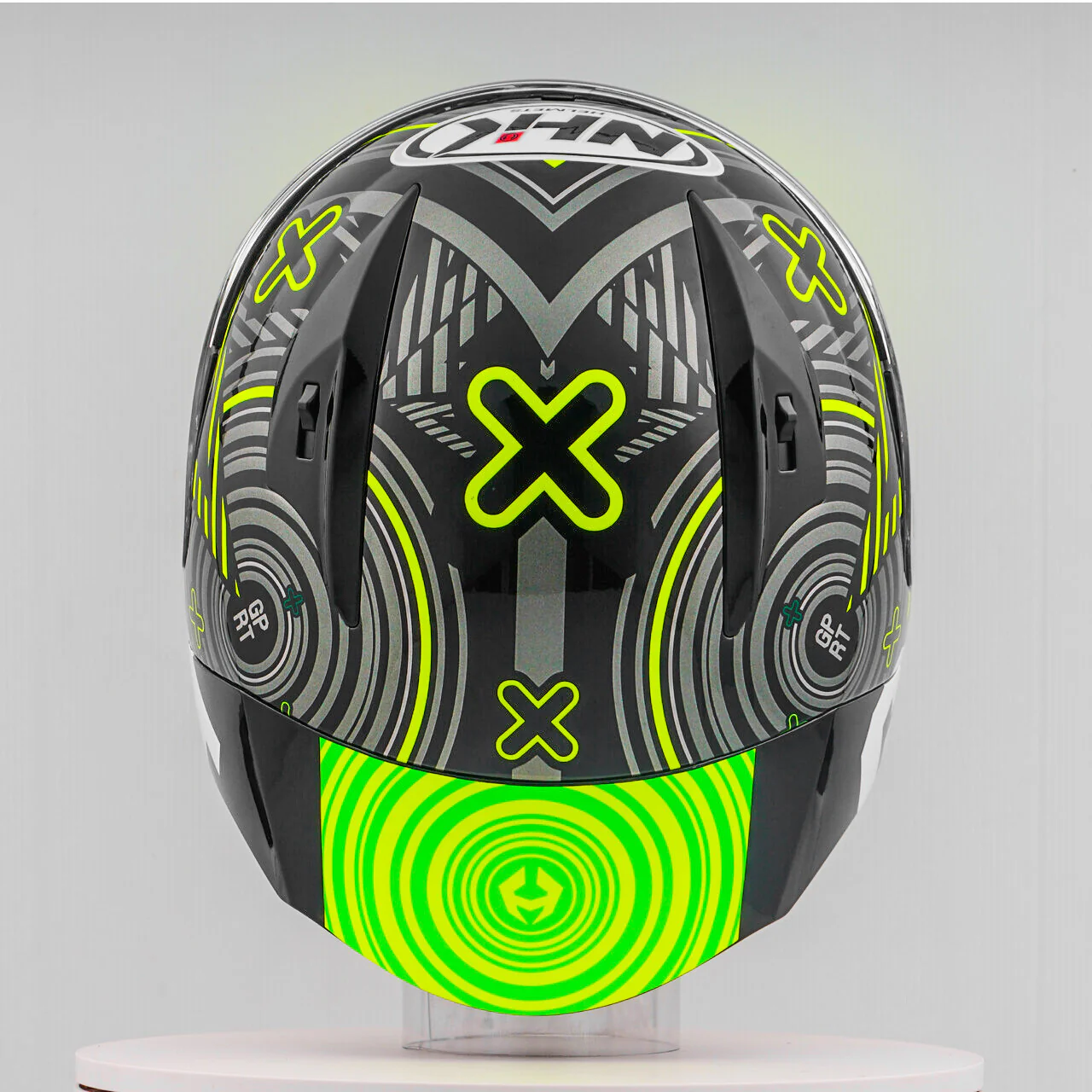 NHK GP-R Tech Race Helm Target Black/Yellow - Image 11