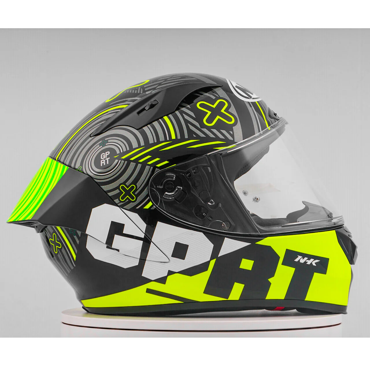 NHK GP-R Tech Race Helm Target Black/Yellow - Image 7