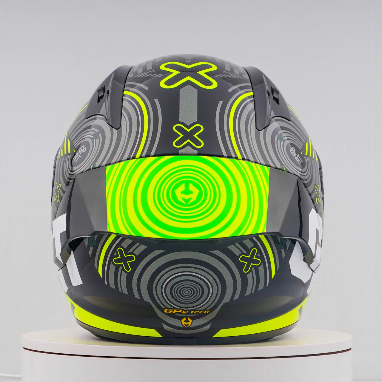 NHK GP-R Tech Race Helm Target Black/Yellow - Image 9