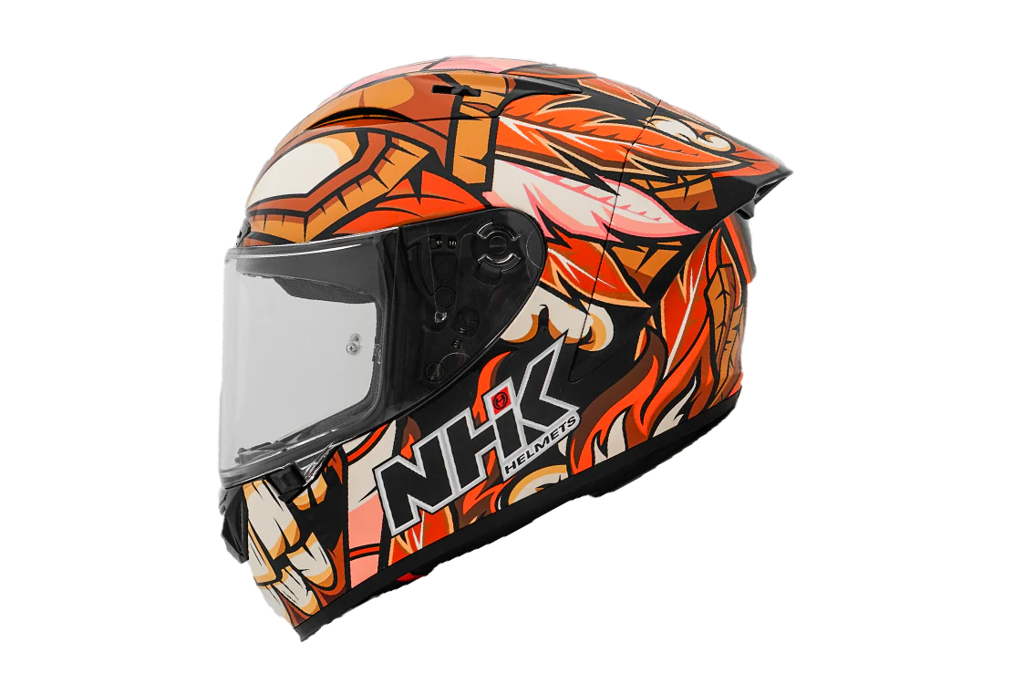 NHK GP-R Tech Race Helm The Mask Black/Brown