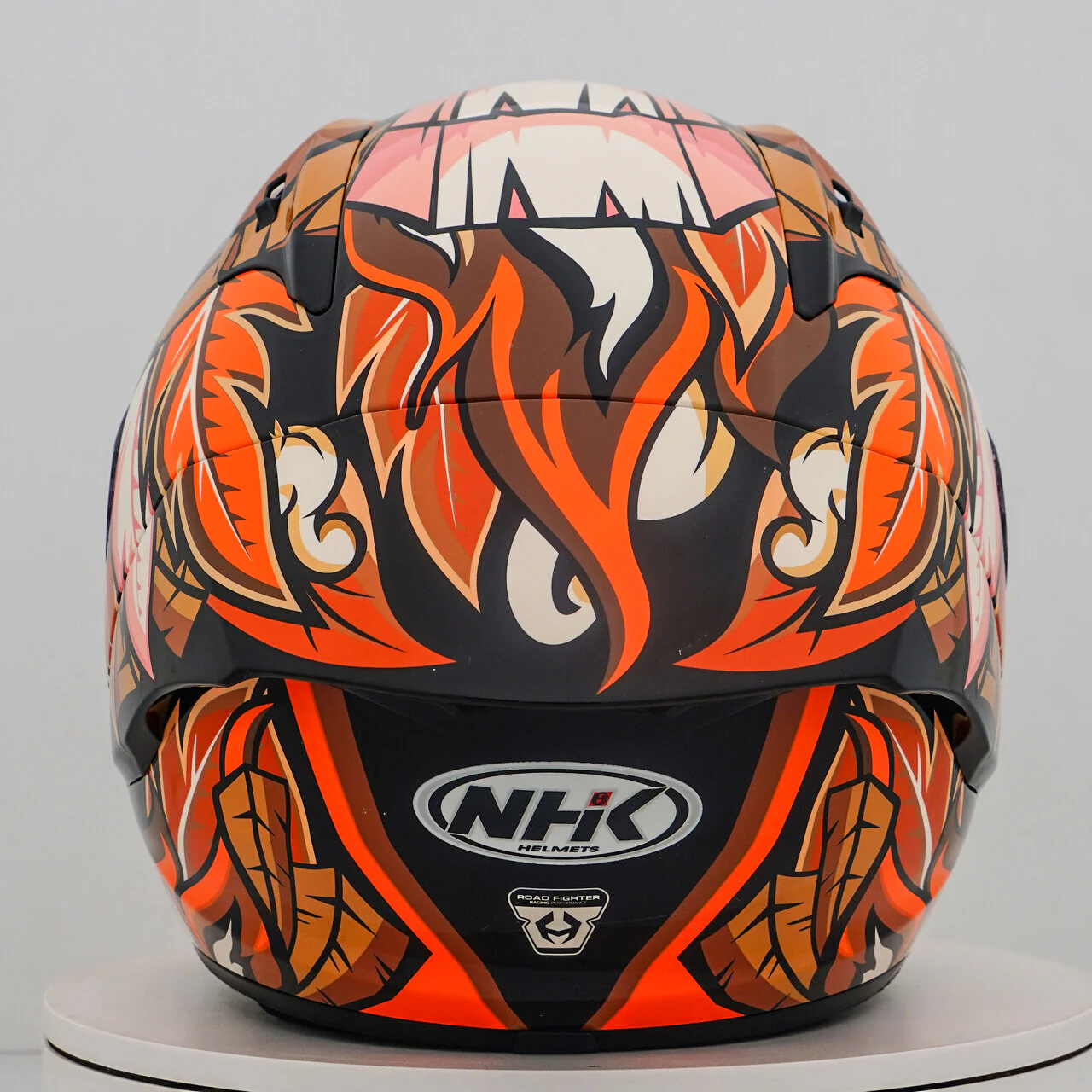 NHK GP-R Tech Race Helm The Mask Black/Brown - Image 9