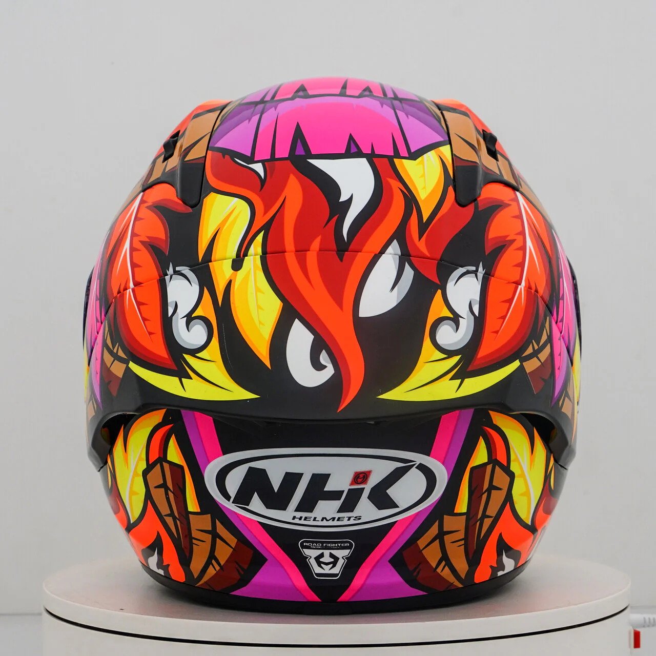 NHK GP-R Tech Race Helm The Mask Black/Pink - Image 9