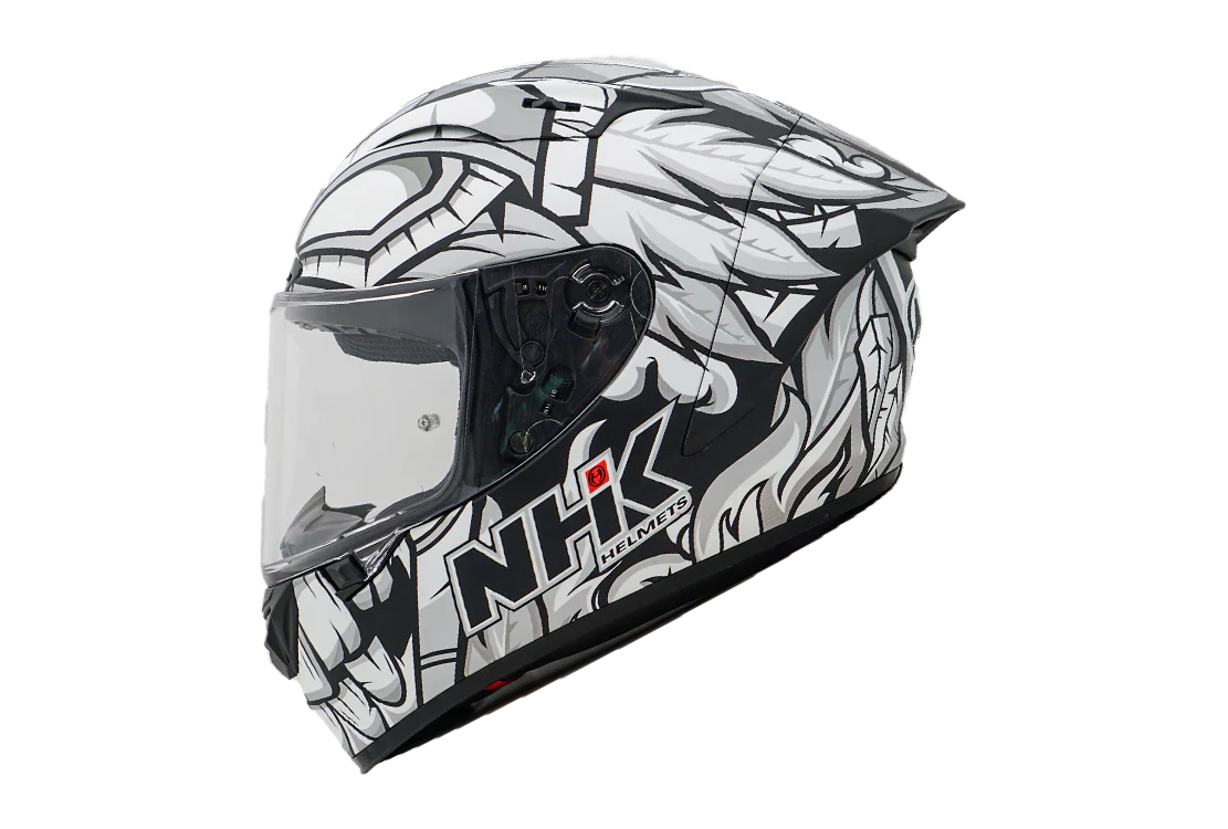 NHK GP-R Tech Race Helm The Mask Black/Silver