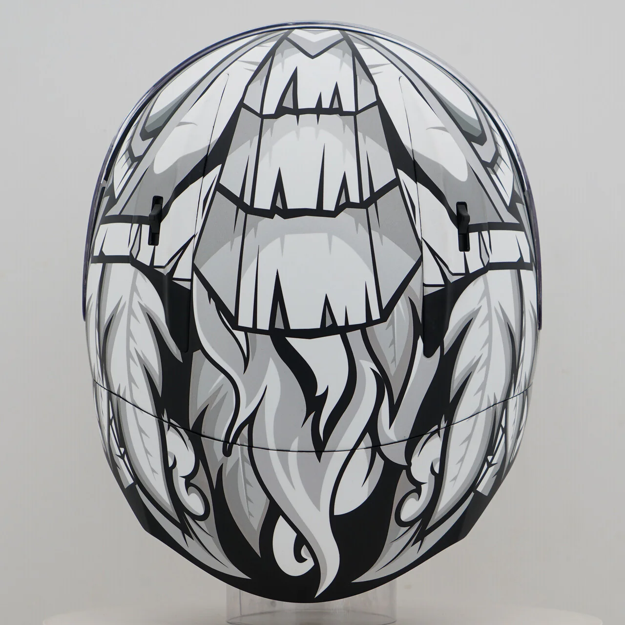 NHK GP-R Tech Race Helm The Mask Black/Silver - Image 11