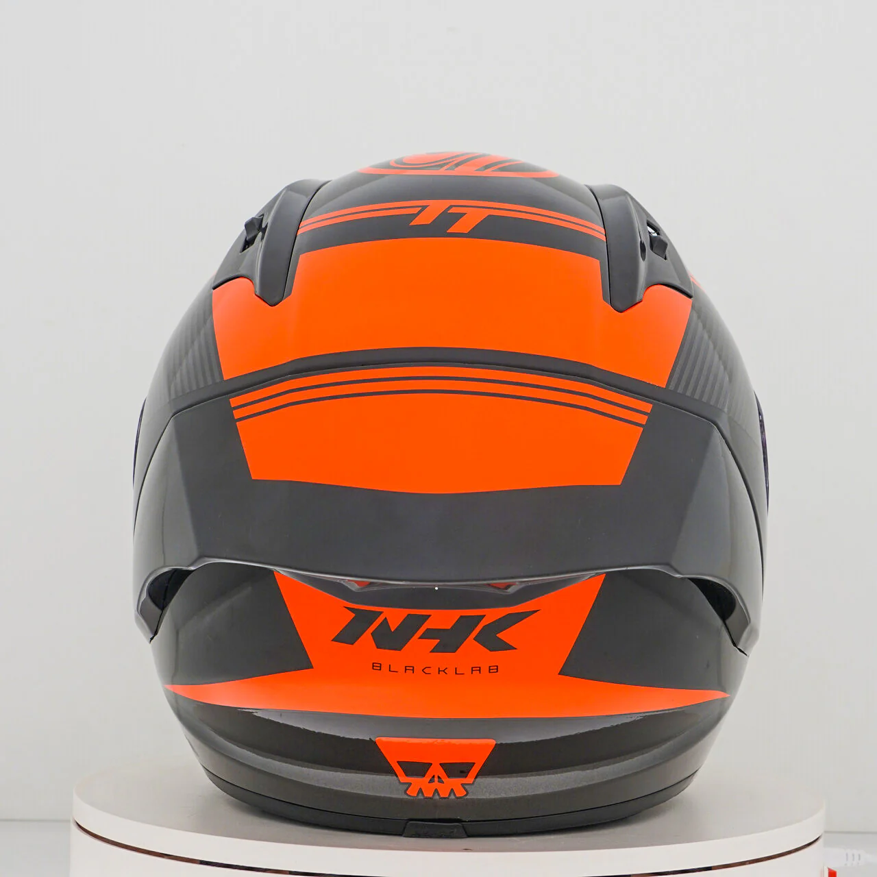 NHK GP-R Tech Race Helm Undisputed Black/Orange - Image 9