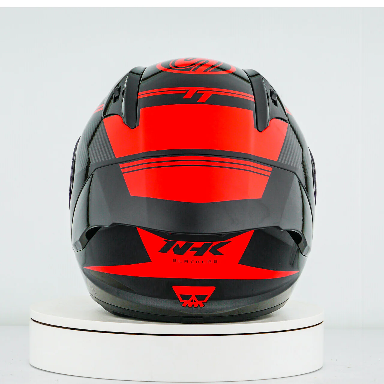 NHK GP-R Tech Race Helm Undisputed Black/Red - Image 10