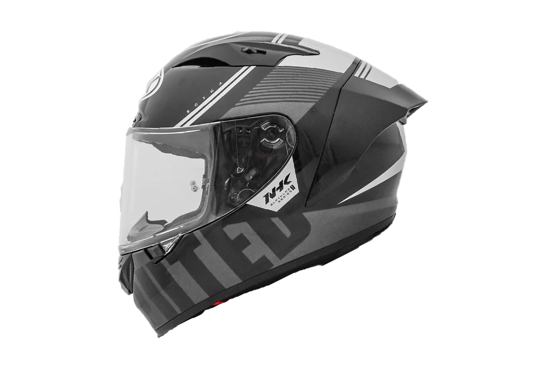 NHK GP-R Tech Race Helm Undisputed Black/Silver