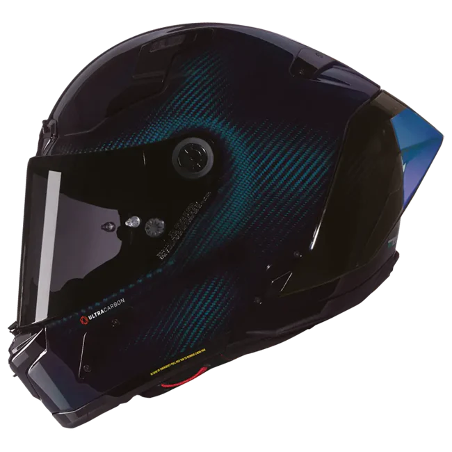 Nolan X-804 RS Helm Ultra Carbon Glossy Blue Liquido 328
